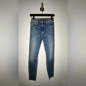 Black Orchid Carmen High Rise‎ Ankle Fray Jean Size 25 Stretch